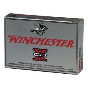 Winchester ammunition box with safety warning.