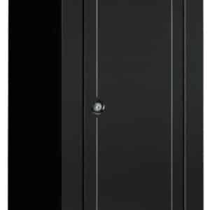 Black gun safe storage cabinet