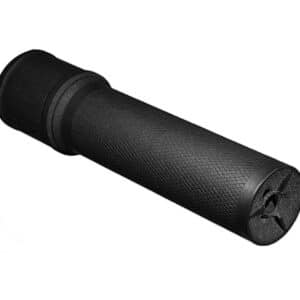 Black rubber bicycle handlebar grip