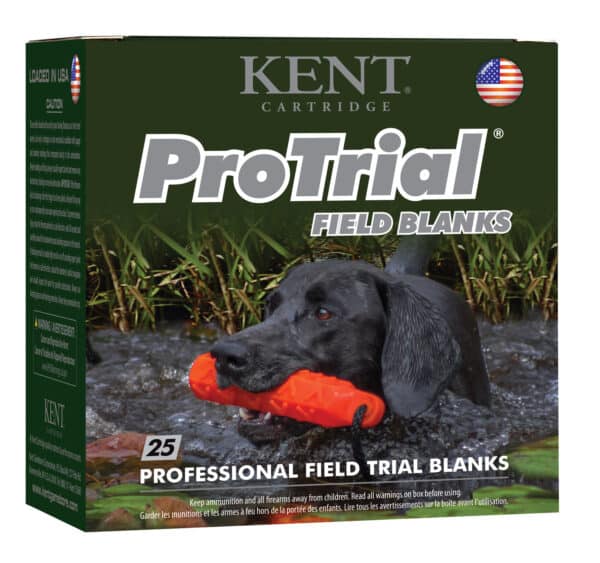 Dog retrieving, Kent Cartridge ProTrial field blanks box