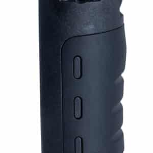 Black ergonomic vertical handle grip