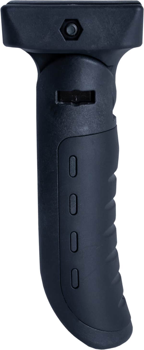 Black ergonomic vertical handle grip