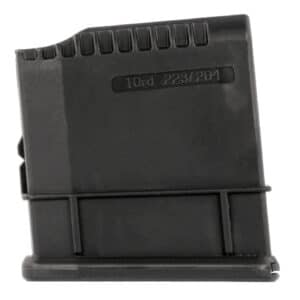 Black rifle magazine, 10 round capacity, .223/.204 caliber