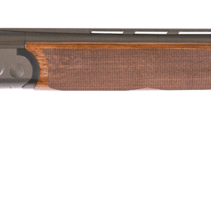 Double-barreled shotgun with wood stock
