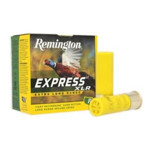Remington shotgun shell box, bird illustration
